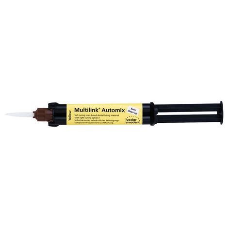 multilink automix ivoclar vivadent yellow easy  dental products