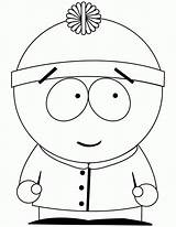 Cartman Colorir Coloringhome sketch template