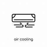 Cooling Linear Flat sketch template