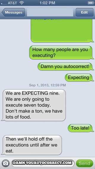 100 of the most funny autocorrect fails that wil make you