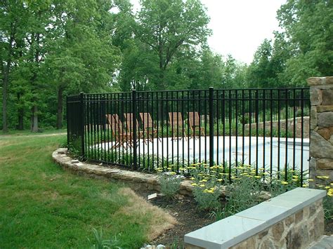 residential aluminum fence styles