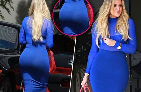 Visible Panty Line Khloe Kardashian Suffers Wardrobe Malfunction In