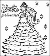 Coloring Barbie Pages Printable Doll Dress Popular Christmas Kids Most Ken House Color Girls Print Minecraft Easy Cute Dresses Games sketch template