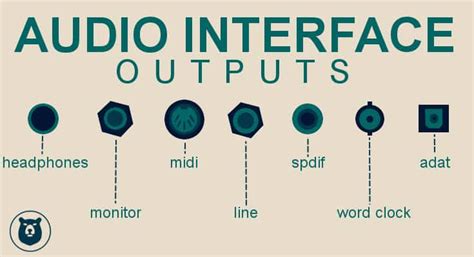audio interface outputs explained production den