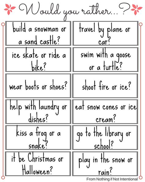 printable    questions  kids