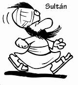 Sultan Sultanes Enero sketch template