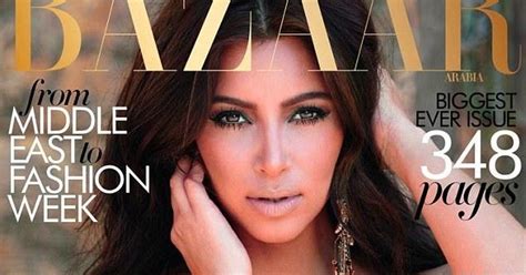 kemi  kim kardashian covers harpers bazaar magazine arabia