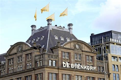 de bijenkorf    luxurious department store  amsterdam  amsterdam