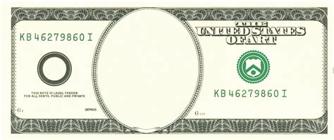 custom dollar bill template   template printable
