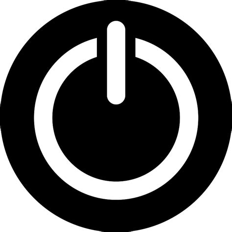power circular button symbol vector svg icon svg repo