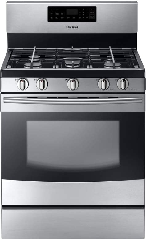 Samsung NX58F5500SS 30 Inch Freestanding Gas Range with 5
