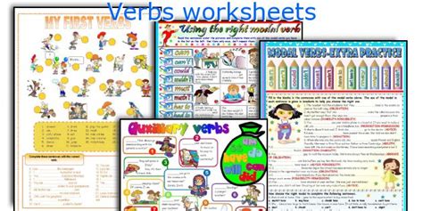 verbs worksheets