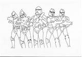 Trooper Troopers Ausmalbilder Clones Coloringhome Pursuing sketch template