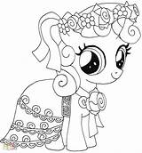 Coloring Pages Pony Little Sheets Mlp Drawing Color sketch template
