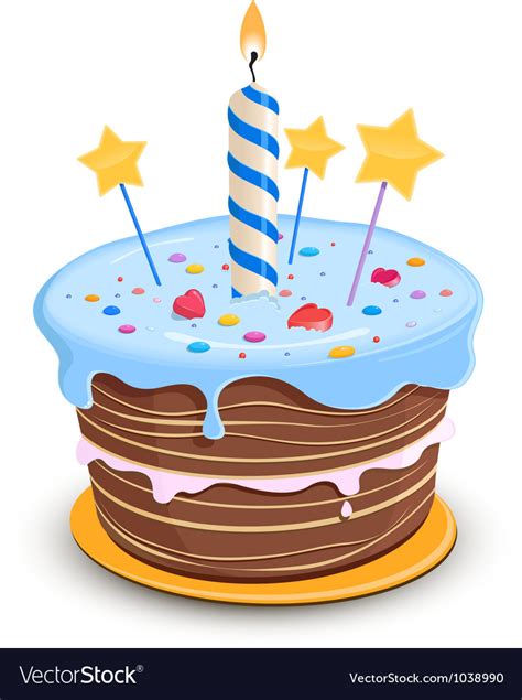 happy birthday cake royalty  vector image vectorstock