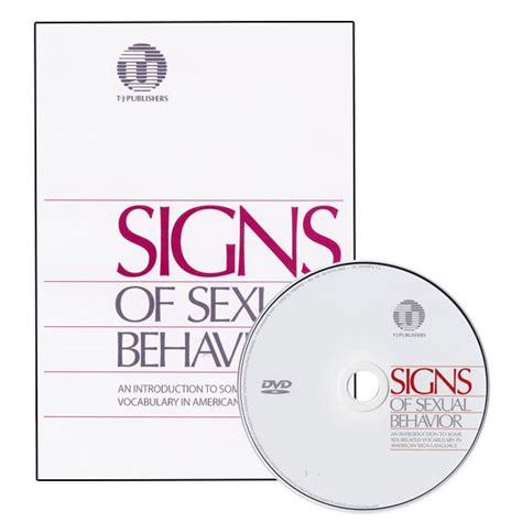 Signs Of Sexual Behavior Dvd Education