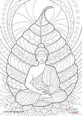 Colouring Vesak Buddhist Bouddha Bodhi Buddhism Activityvillage Mindfulness Older Tattoo Madhubani sketch template