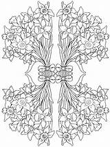 Mindfulness Hyacinths sketch template