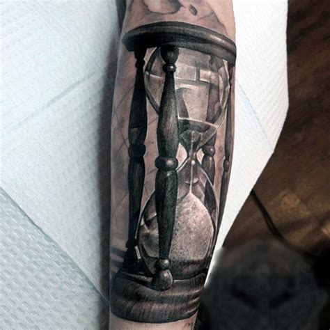 60 hourglass tattoo designs for men passage of time