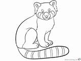 Panda Coloring Red Pages Cute Printable Colouring Baby Color Print Adults Kids Getdrawings Getcolorings sketch template