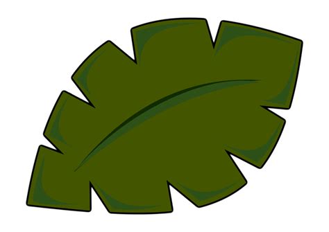 jungle leaf printable clipart