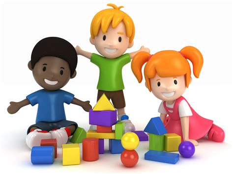 kids playing blocks clipart clip art library images   finder