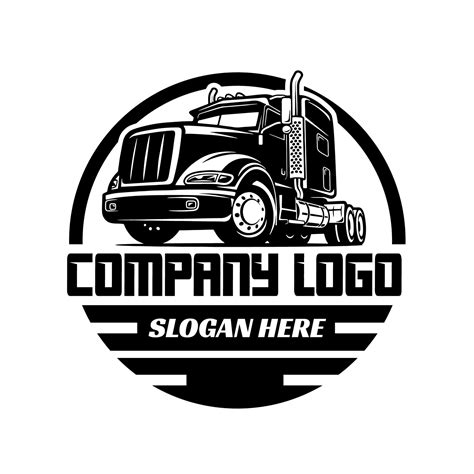 long haul truck vector art icons  graphics