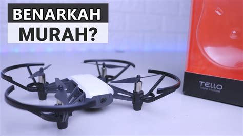 unboxing dji ryze tello indonesia drone dji murah youtube