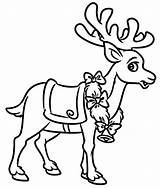 Renas Deer Reindeer Pintar Illustrazione Rudolph Depositphotos Icona sketch template