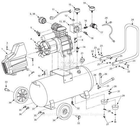 air compressor control circuit diagram wiring diagram  air compressor motor  wiring