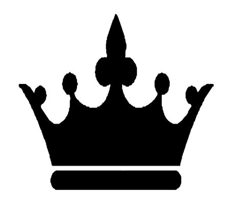 crown black  white crown clipart wikiclipart