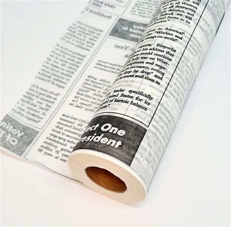 greaseproof paper newspaper print roll merrypak