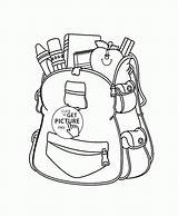 Wuppsy Backpack Forrása Cikk sketch template
