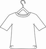 Hanger Shirt Clipart Clip Sweater Dress Outline Cliparts Clothes Graphics Library Uniform Storage sketch template