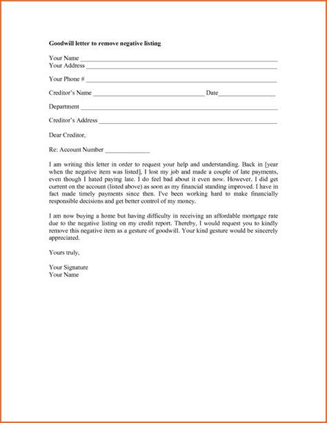 sample goodwill letters writing letters formats examples