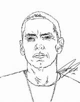 Eminem sketch template