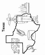Texas State Coloring Map Printables Usa Go Outline Pages Print Next Back Tx sketch template