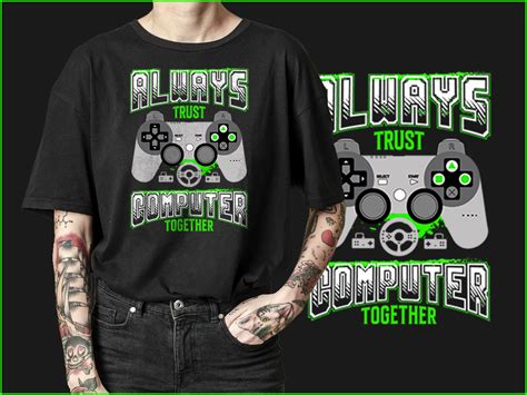 Gaming And Gamer T Shirt Design Uplabs