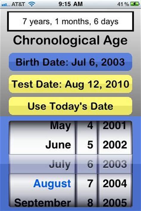 chronological age calculator pinned  sos  resources httppinterestcomsostherapy