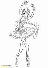 Coloring Pages Tutu Getcolorings Ballet Trend sketch template