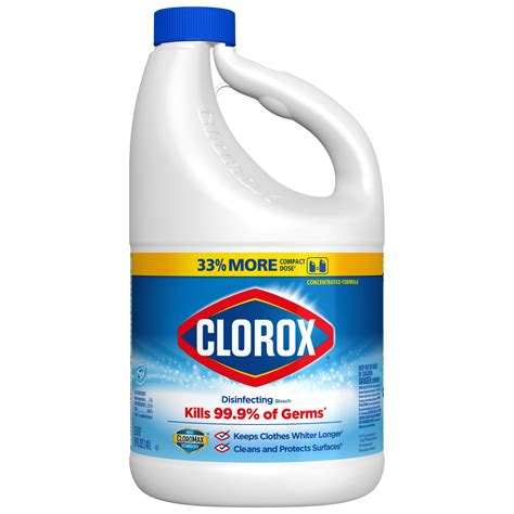 clorox disinfecting bleach regular concentrated formula