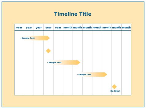 sample timeline  word  document template