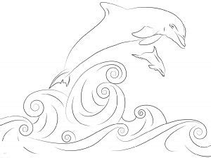 cute  fun dolphin coloring pages archives  coloring