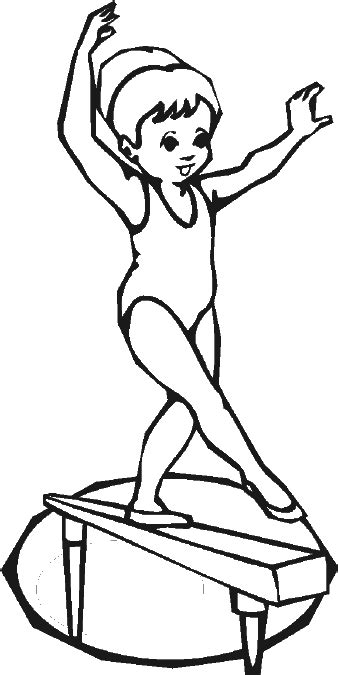 olympics coloring pages balance beam coloring pages   summer