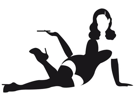 Pin Up Girl Drawings Free Download On Clipartmag
