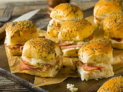 hot ham and cheese sandwiches recipe