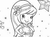 Jam Cherry Shortcake Strawberry Coloring Pages Getcolorings Getdrawings Color sketch template