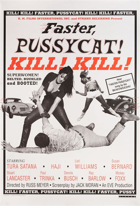 faster pussycat kill kill r1995 u s one sheet poster posteritati