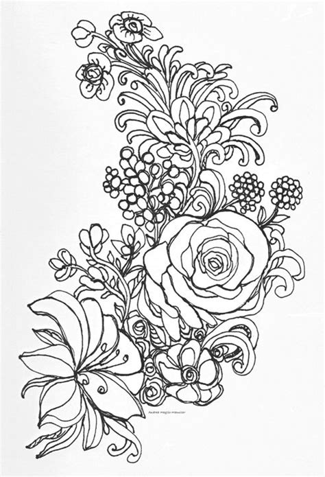 coloring pages  trees  flowers  printable tree coloring