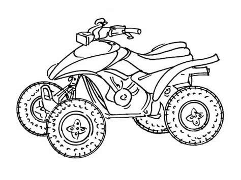 quad bike coloring page  printable coloring pages  kids
